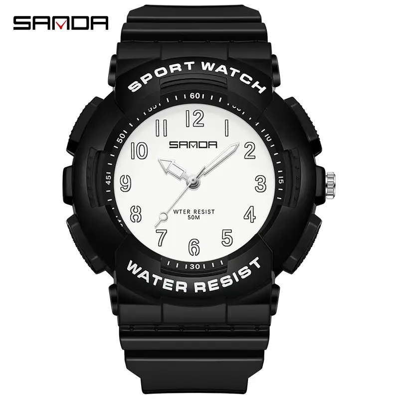 Sanda Women's Pink Water Resistant Quartz Watch