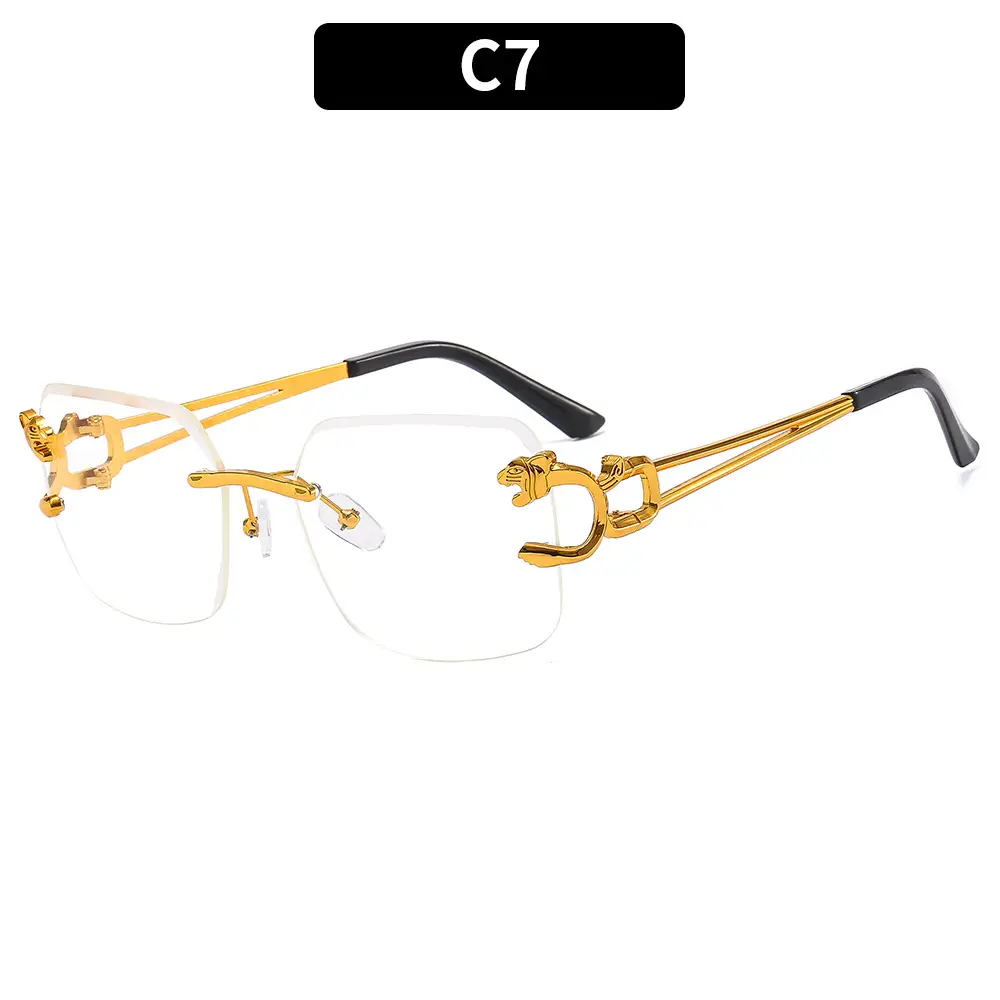 Pink Cut Edge Sunglasses Leopard Temples Women