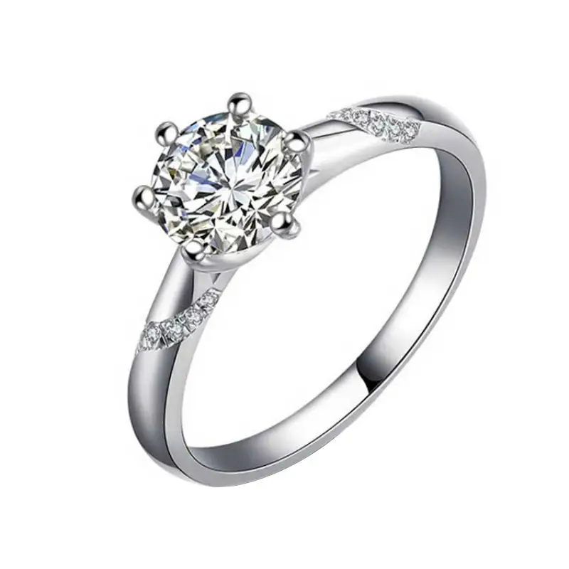 Clearance Young Plated Diamond Ring with Eight-Heart Design - Image 5