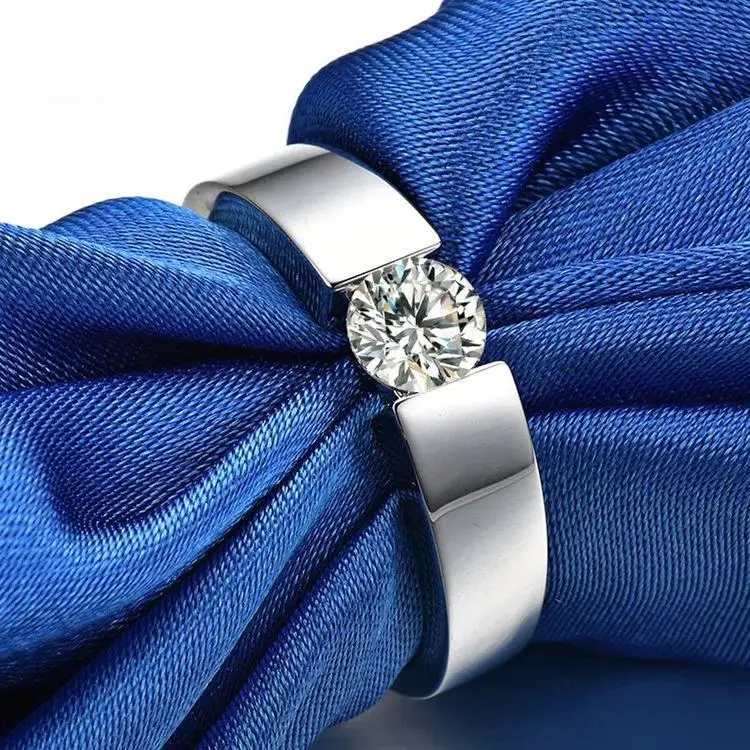 Zhou Family Classic Six Claw Moissanite Ring 18K Gold - Image 11