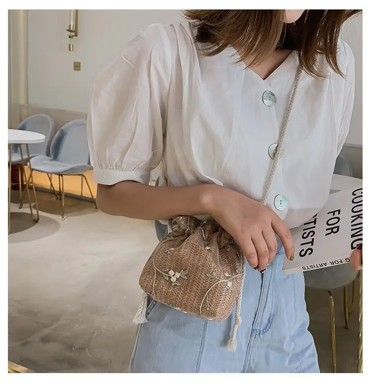 Crossbody Bag for Girls 2026 New Trendy Straw Woven Mini — feature 10