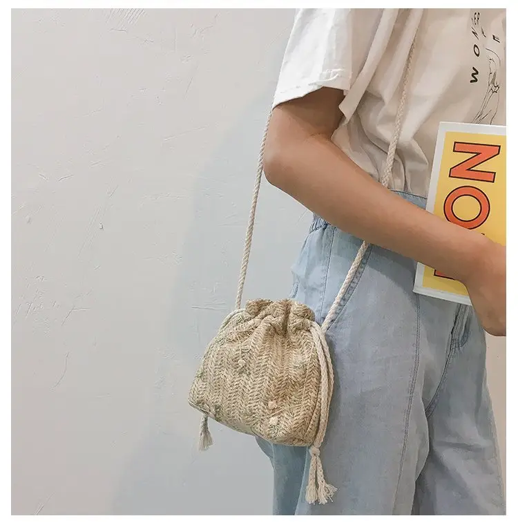Crossbody Bag for Girls 2026 New Trendy Straw Woven Mini — feature 55