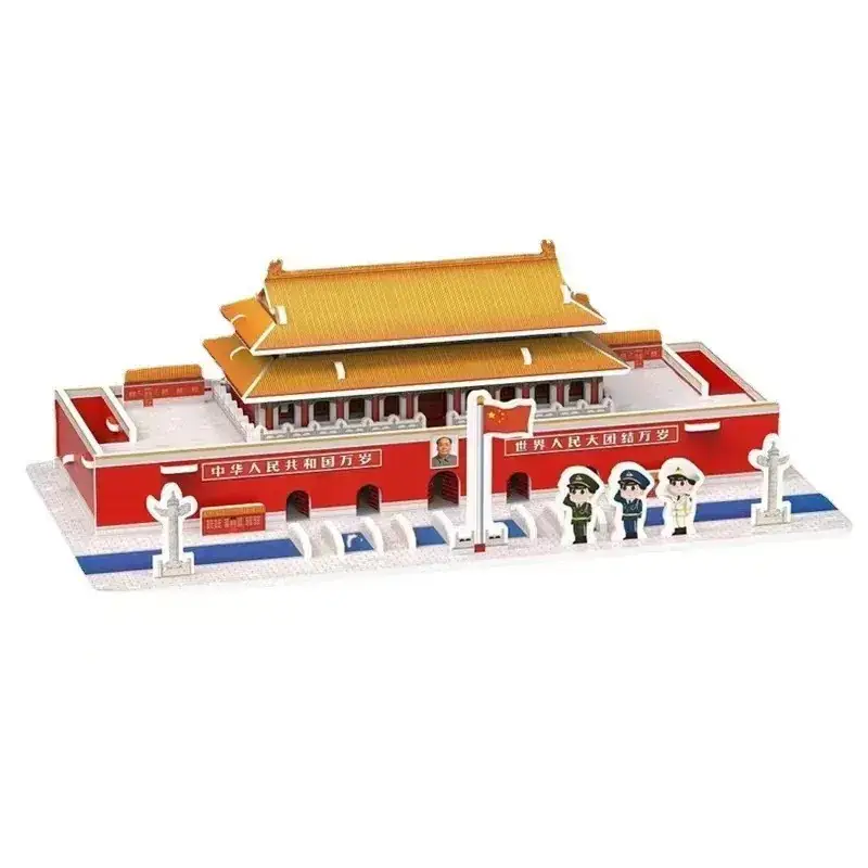 3D Blue Castle Puzzle Toy for Kids - Image 22
