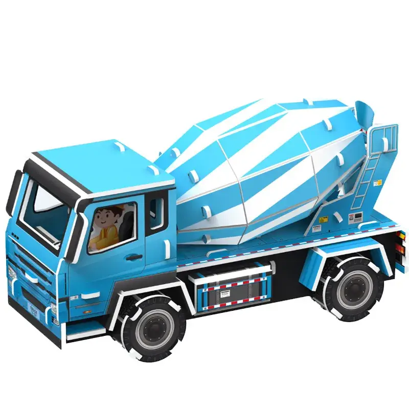 3D Blue Castle Puzzle Toy for Kids - Image 23