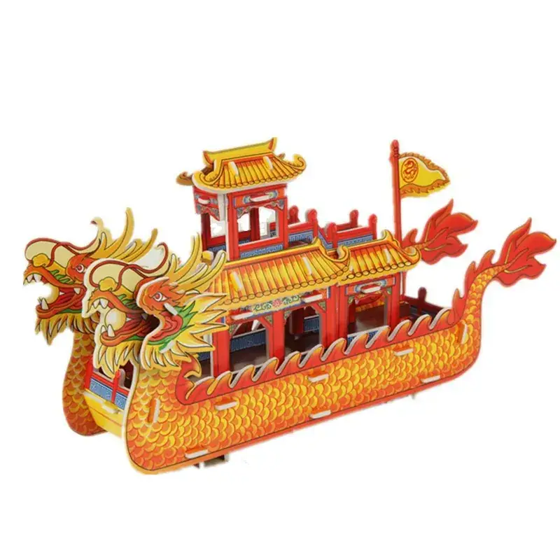 3D Blue Castle Puzzle Toy for Kids - Image 30