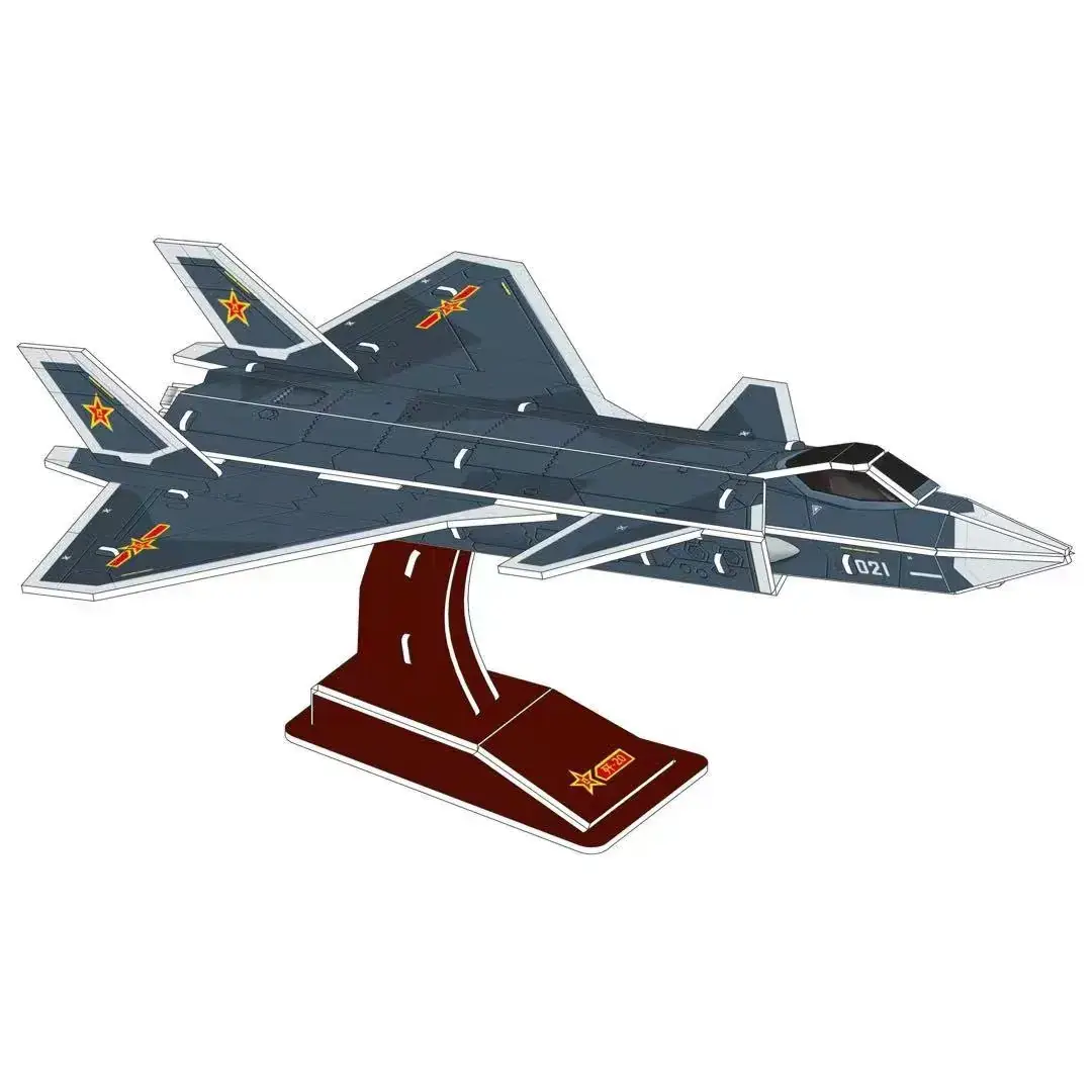 3D Blue Castle Puzzle Toy for Kids - Image 6
