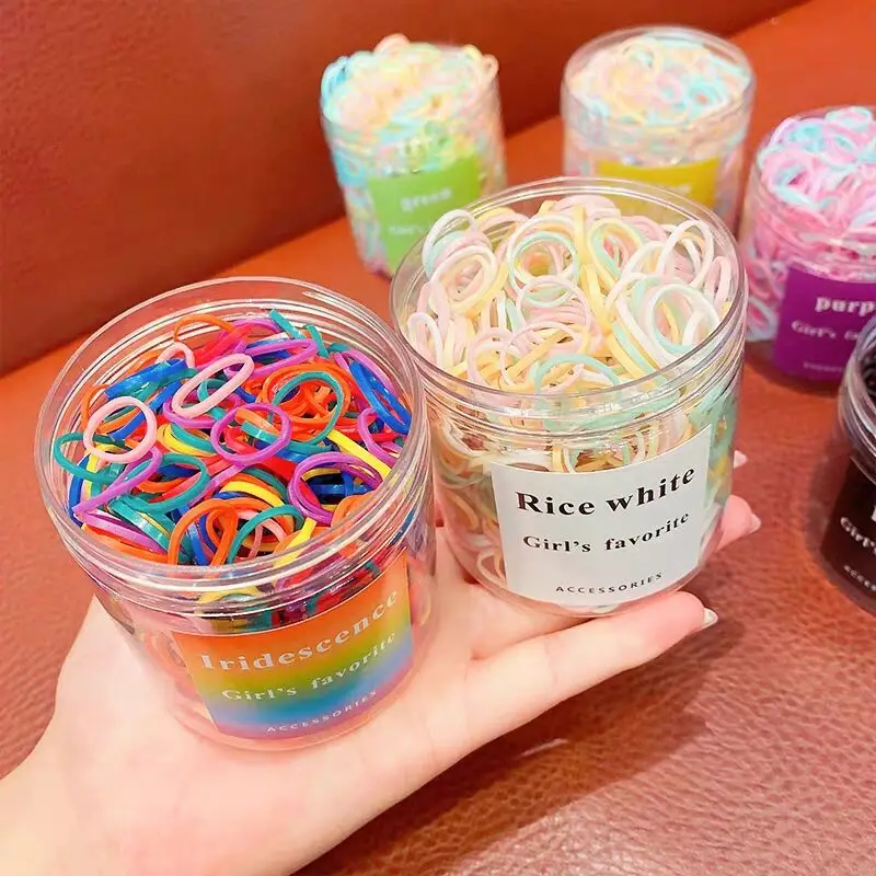 Children's Rainbow Hair Ring Rope for Baby Use - Image 9