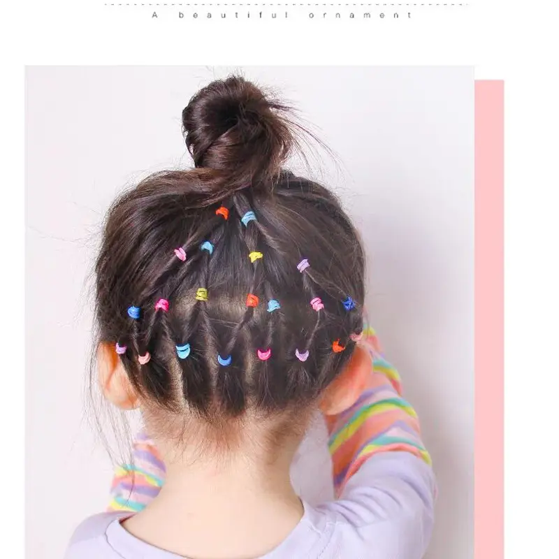 Children's Rainbow Hair Ring Rope for Baby Use — feature 22