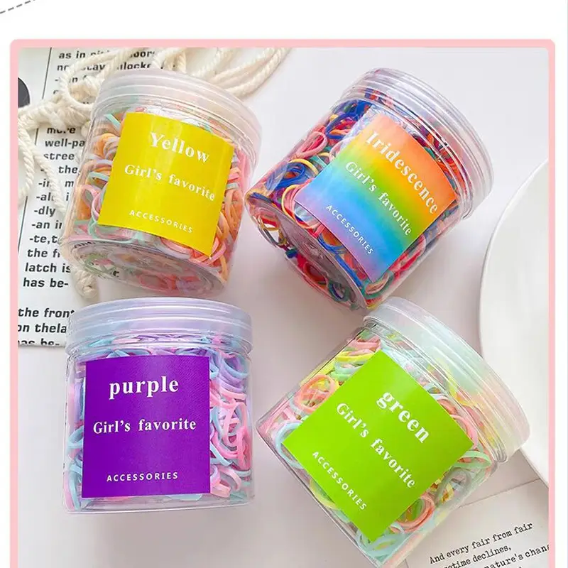 Children's Rainbow Hair Ring Rope for Baby Use — feature 23