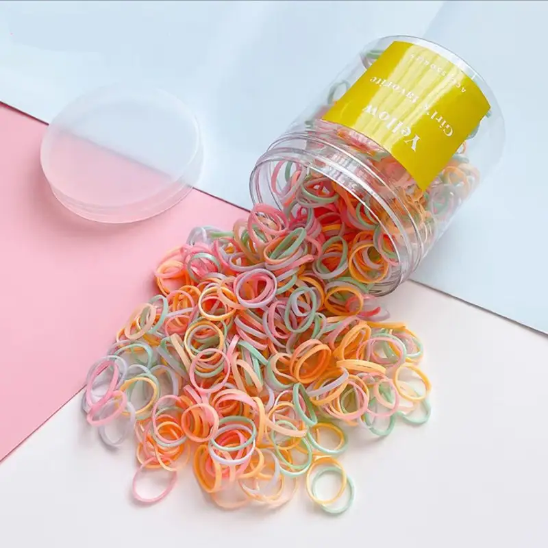 Children's Rainbow Hair Ring Rope for Baby Use - Image 5