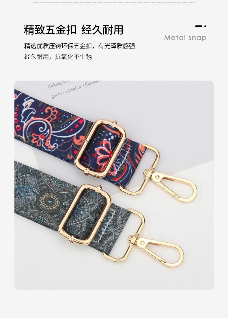 Ethnic Crossbody Bag with Adjustable Strap — feature 14