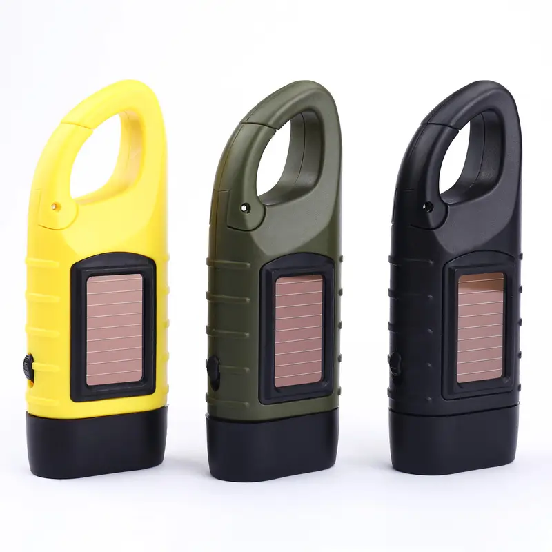 Solar Hand-Crankled Emergency Light Outdoor Camping Flashlight — feature 12