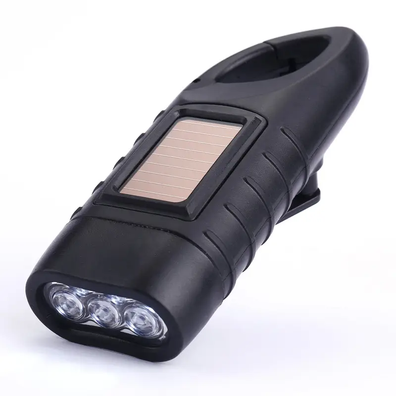 Solar Hand-Crankled Emergency Light Outdoor Camping Flashlight