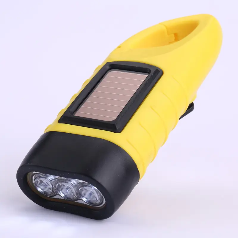 Solar Hand-Crankled Emergency Light Outdoor Camping Flashlight - Image 2