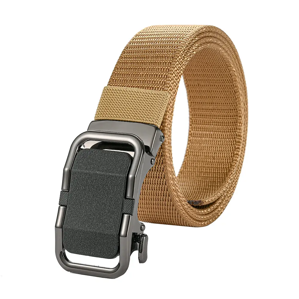 Men's Automatic Buckle Belt with Toothless Hole - Image 12