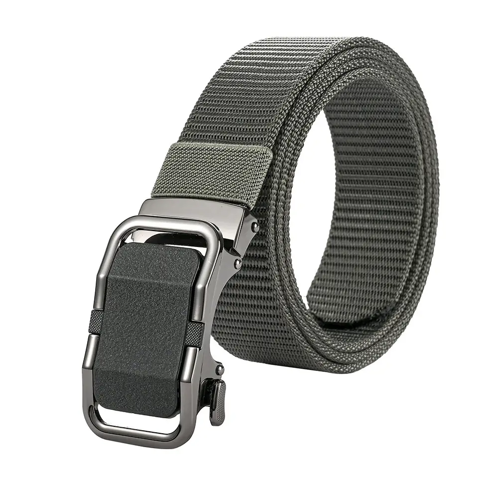 Men's Automatic Buckle Belt with Toothless Hole - Image 6