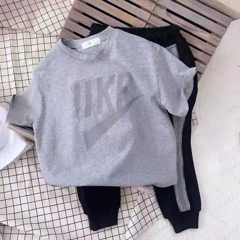 Boys T-shirt White Nike Like Print Short Sleeve — feature 9