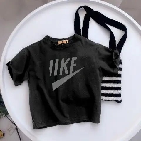 Boys T-shirt White Nike Like Print Short Sleeve - Image 16