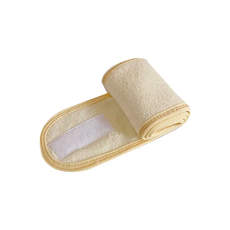 Black Velcro Headband for Women Face Wash Sports Sweat Absorbent - Image 5