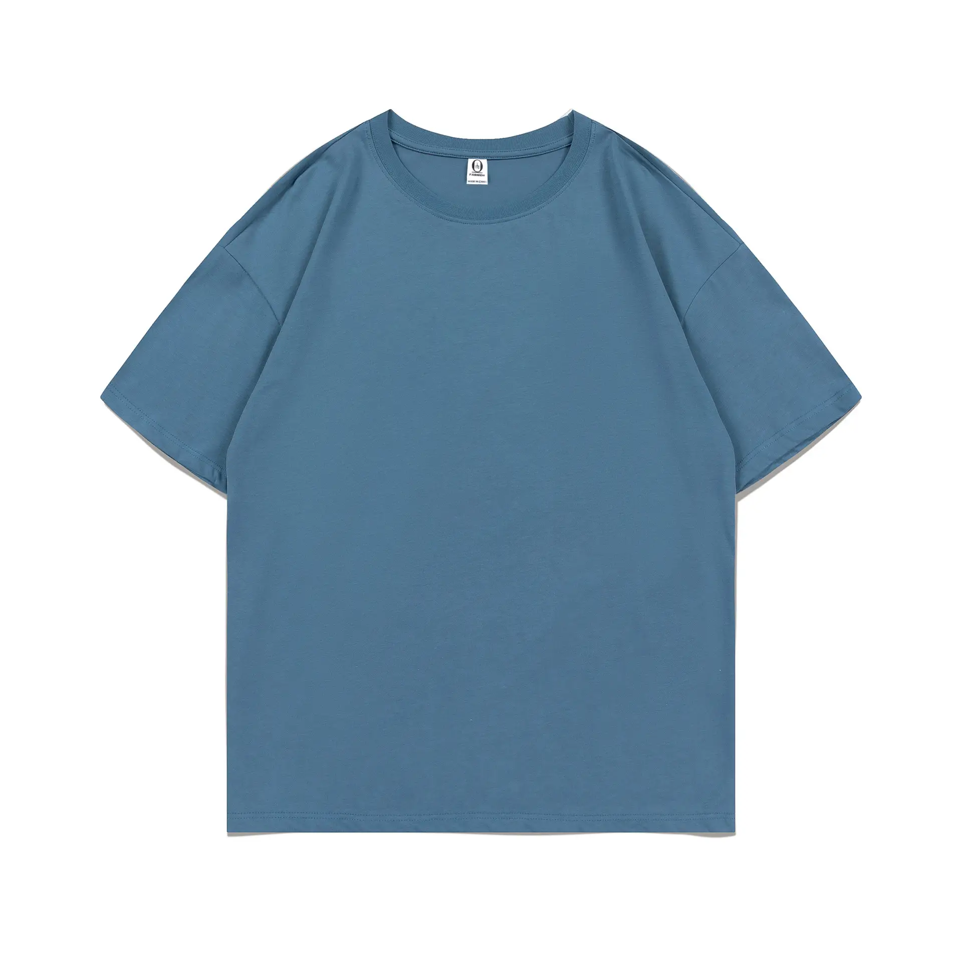 240g Xinjiang Cotton Long-staple T-shirt Mint Green - Image 10