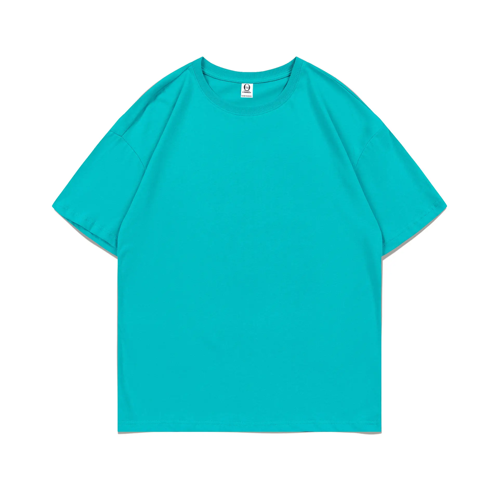 240g Xinjiang Cotton Long-staple T-shirt Mint Green - Image 11