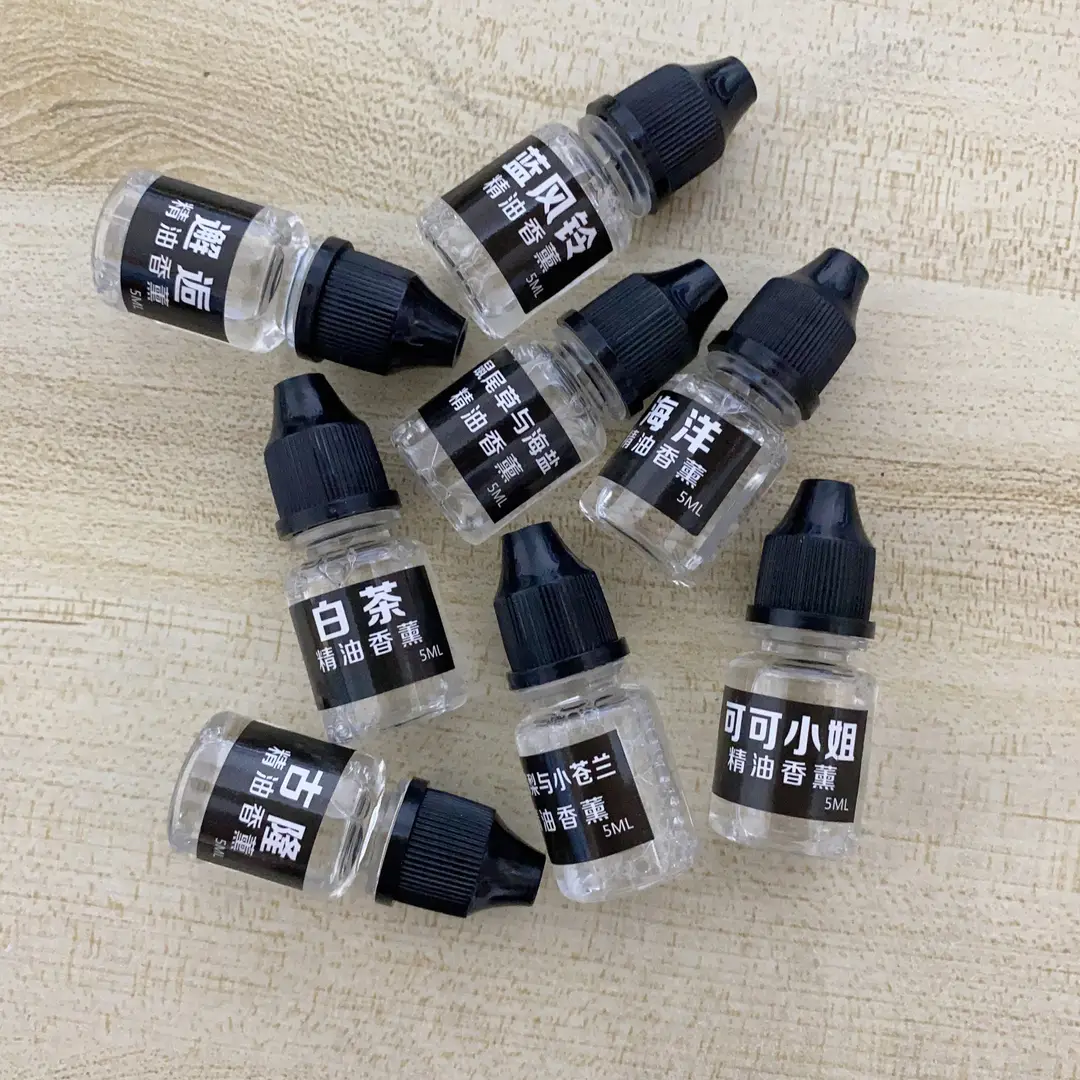 Oily Car Perfume Replenishment Liquid Car Essential Oil Replenishment High Concentration Aromatherapy Transparent Perfume for Loading 5ml