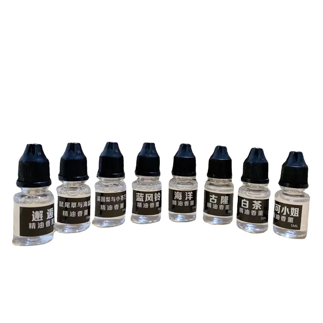 Oily Car Perfume Replenishment Liquid Car Essential Oil Replenishment High Concentration Aromatherapy Transparent Perfume for Loading 5ml