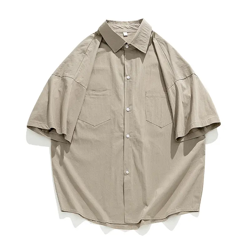 Han Road Men's Black Short Sleeve Button Shirt - Image 2