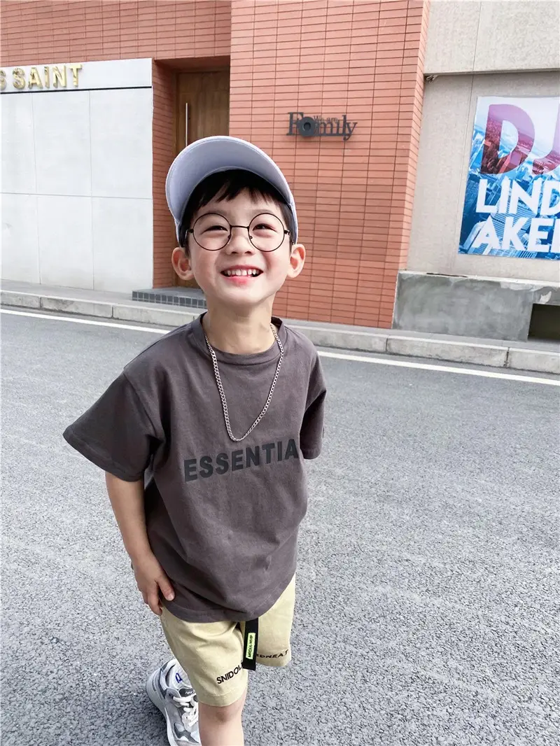 2023 Cotton T-Straps Essential Print for Boys Middle Small - Image 2