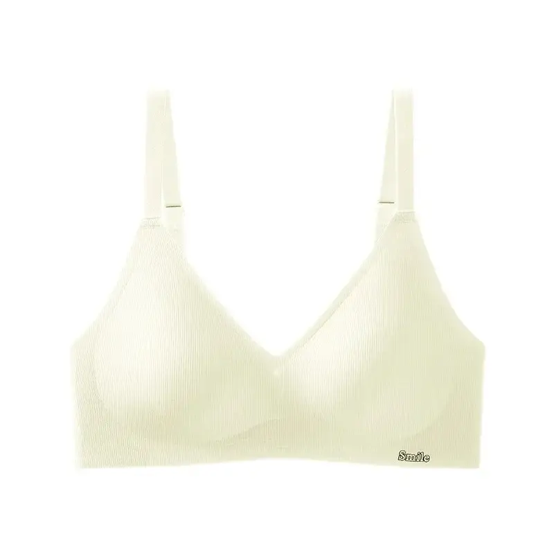 Seamless Naked Underwear Women's Jelly Soft Support Auxilary Breast Anti-sagging Adjustable Ultra-soft Thin Bra without Steel Ring