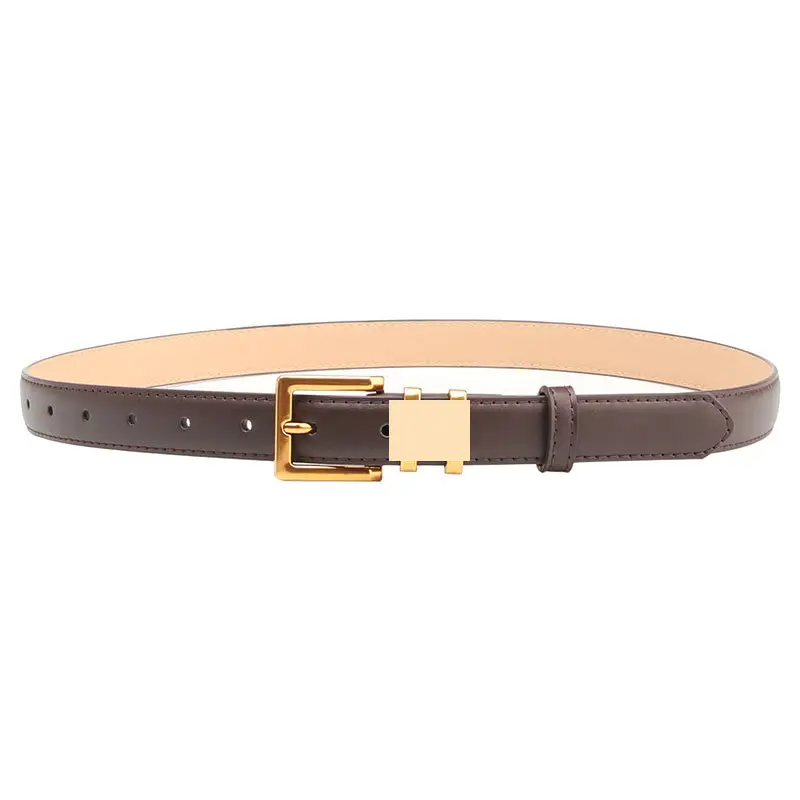 Women Retro Alloy Belt with Gold Buckle & Multiple Colors - Image 10