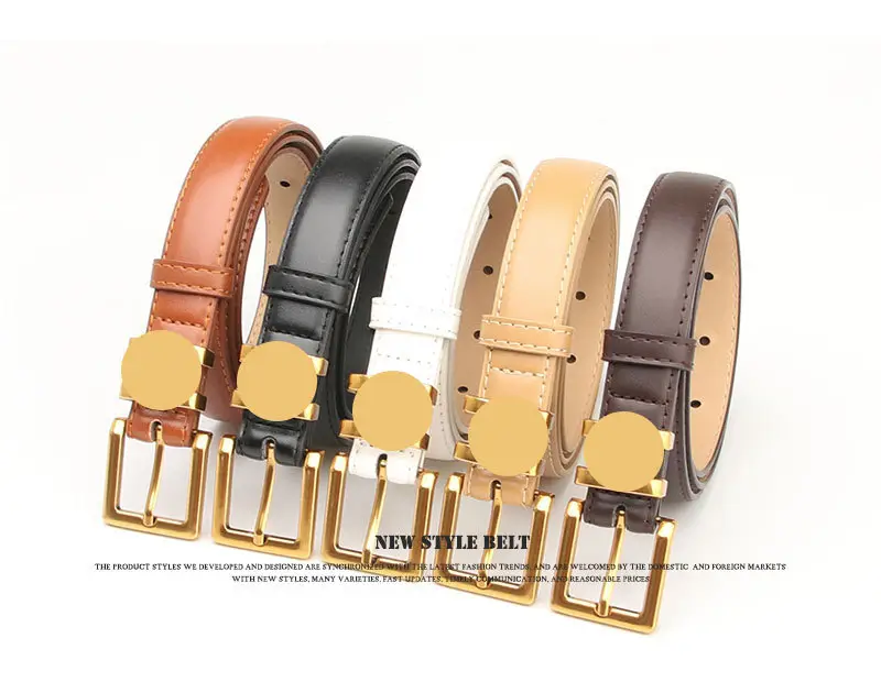 Women Retro Alloy Belt with Gold Buckle & Multiple Colors β feature 14