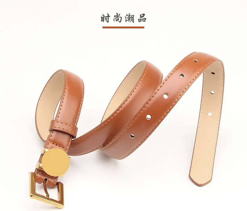 Women Retro Alloy Belt with Gold Buckle & Multiple Colors β feature 2