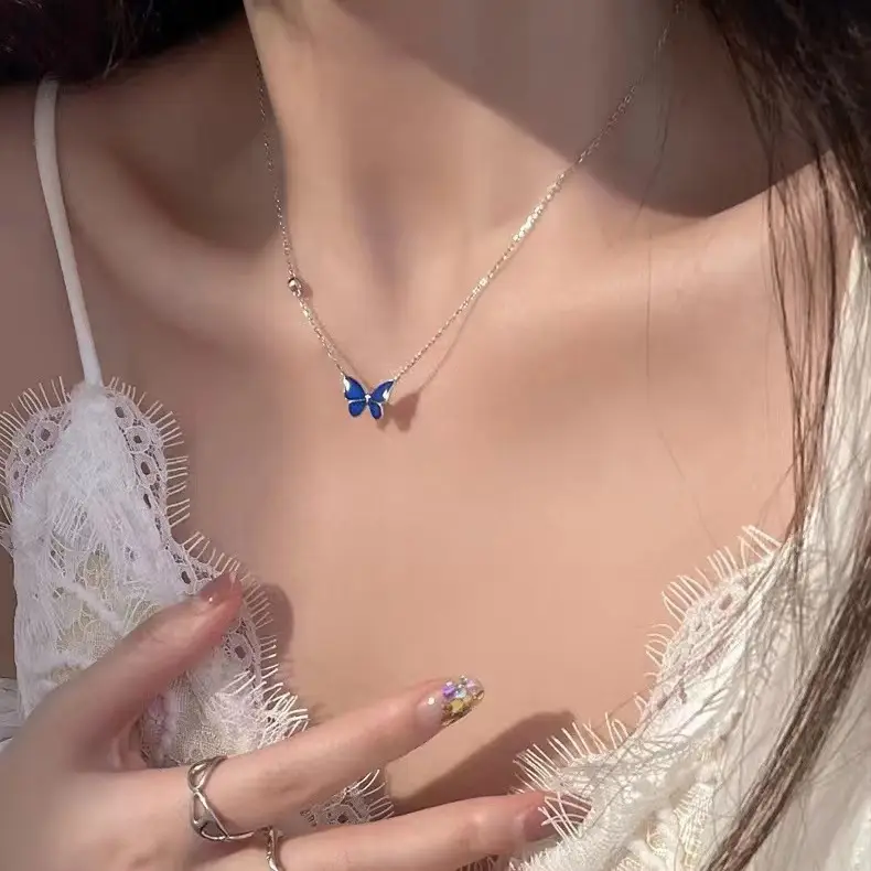 Warm Sensible Butterfly Necklace for Women