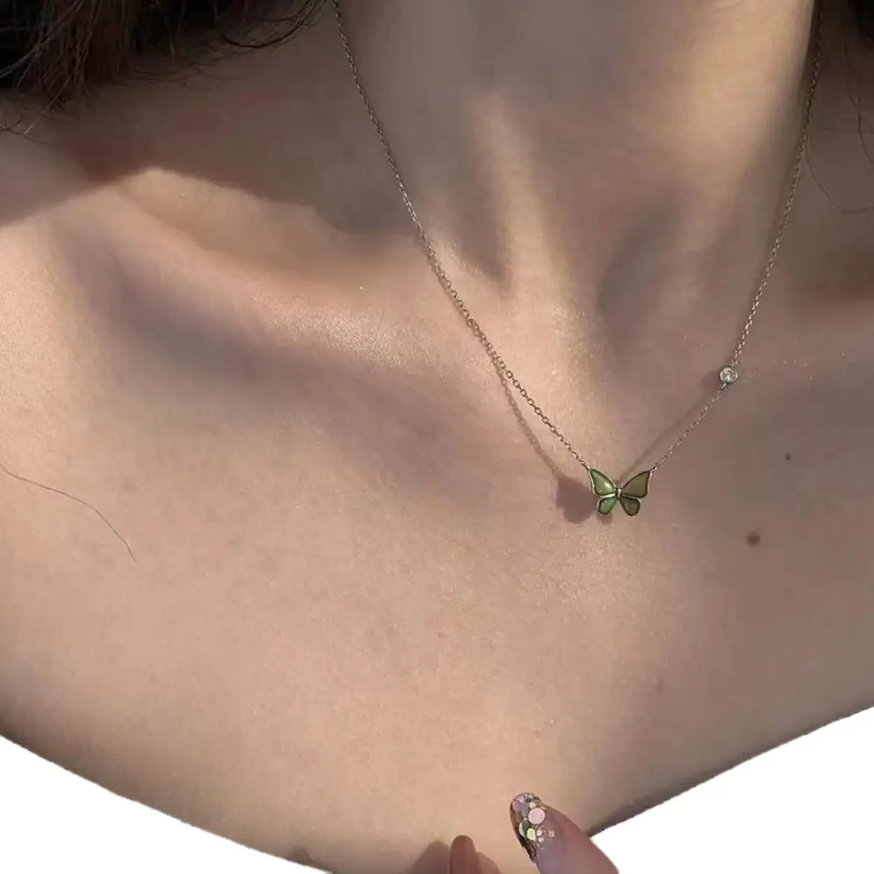 Warm Sensible Butterfly Necklace for Women