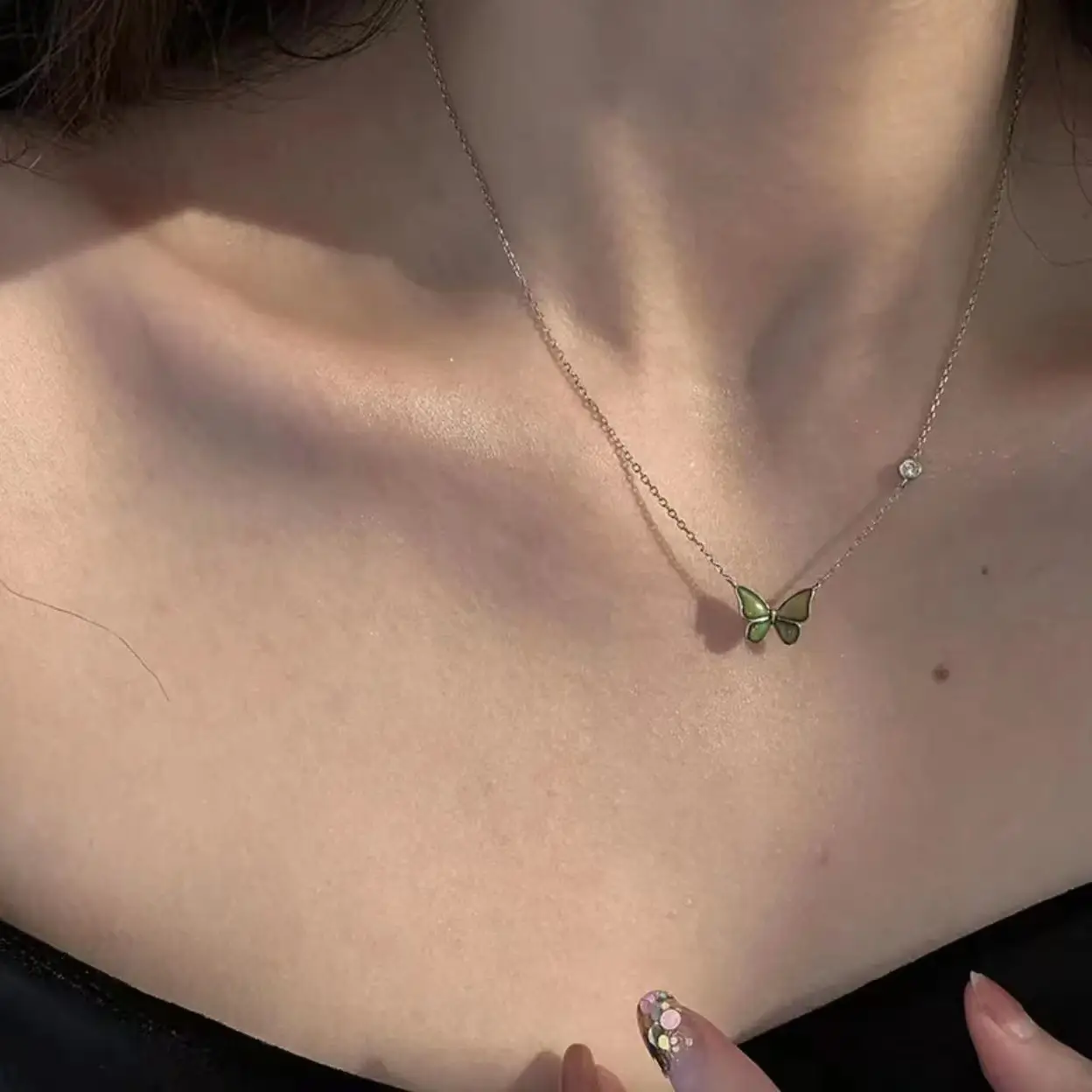 Warm Sensible Butterfly Necklace for Women — feature 7