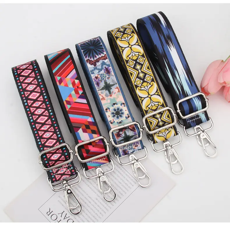 Adjustable Printed Crossbody Bag Strap for Women — feature 16