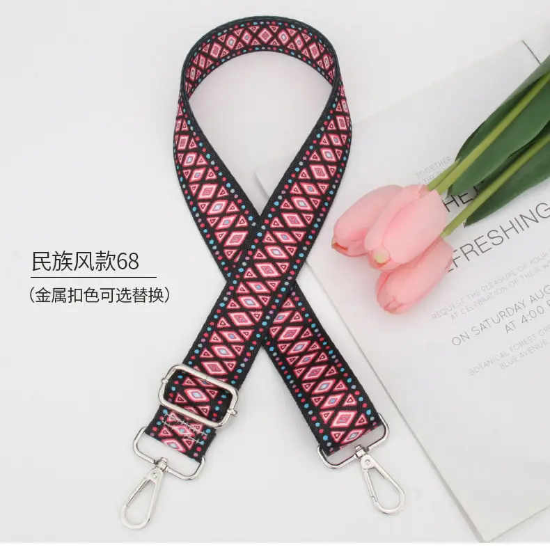 Adjustable Printed Crossbody Bag Strap for Women — feature 8