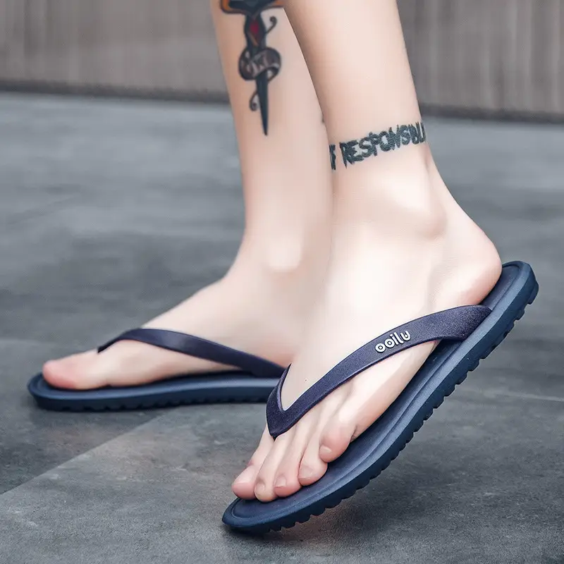 2023 Summer Korean Style Flip Flops for Men