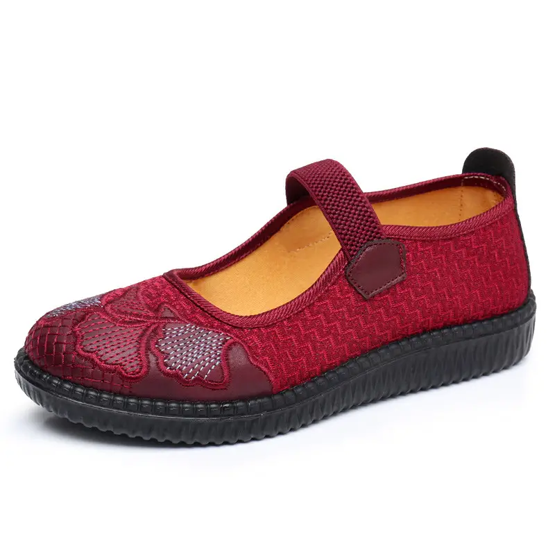 Spring New leap moon old men's shoes old Beijing cloth shoes women's non-slip soft bottom mother's shoes retro middle-aged and elderly milk shoes - Image 7