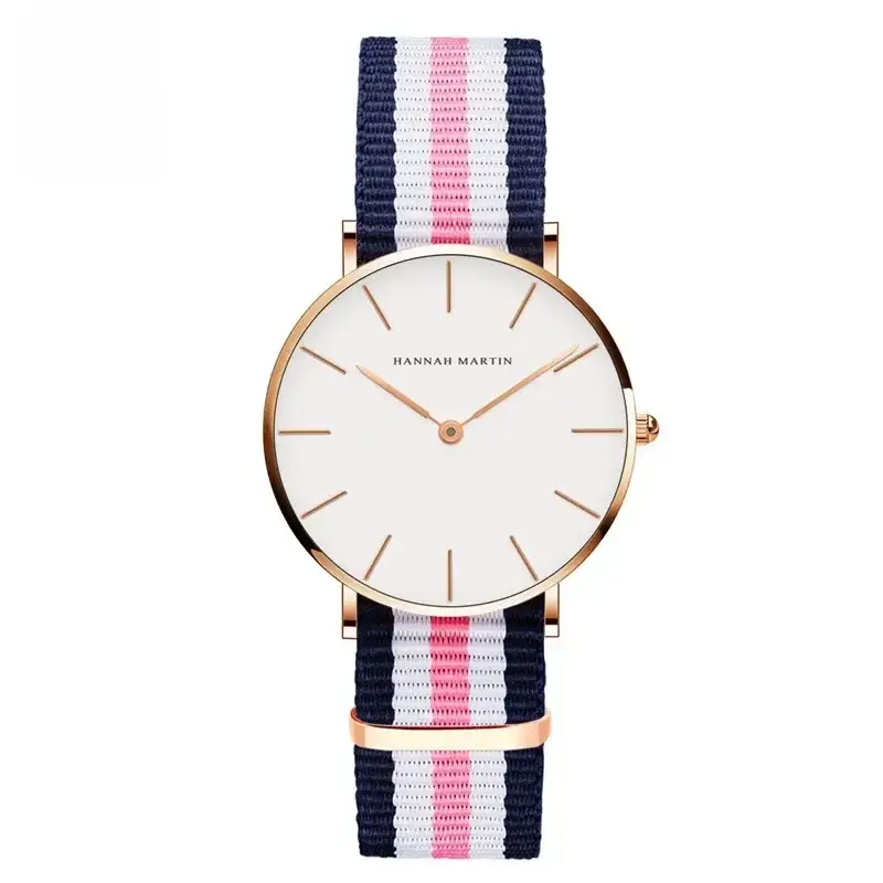Men's European Watch Black Strap Quartz Movement - Image 8