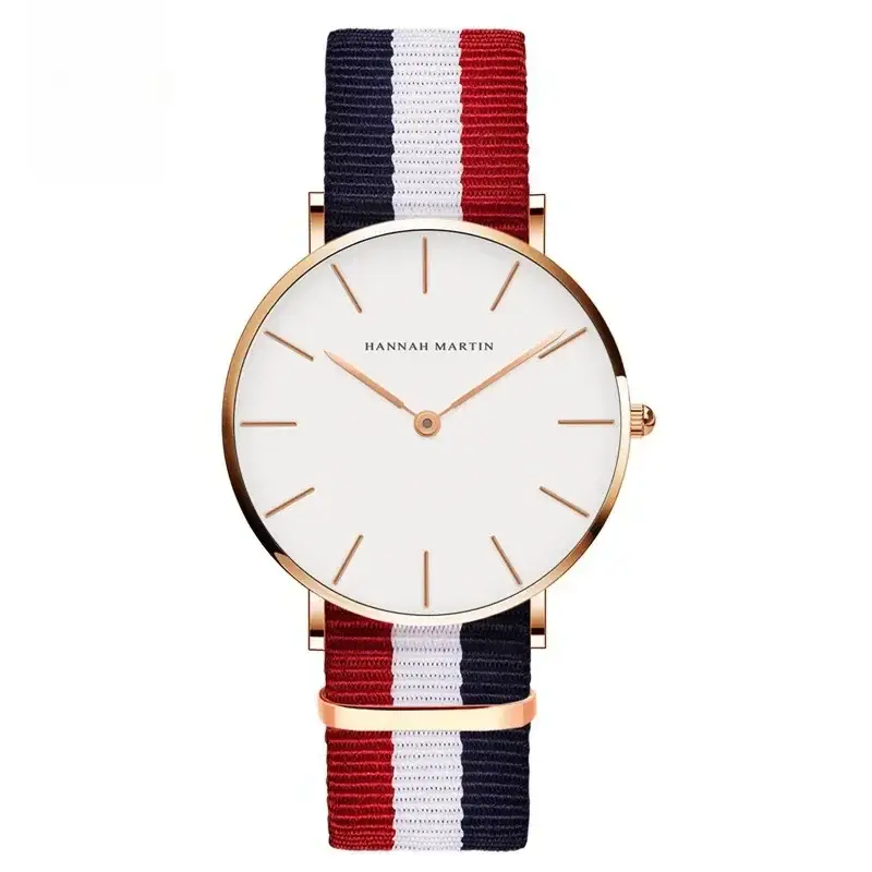 Men's European Watch Black Strap Quartz Movement - Image 9