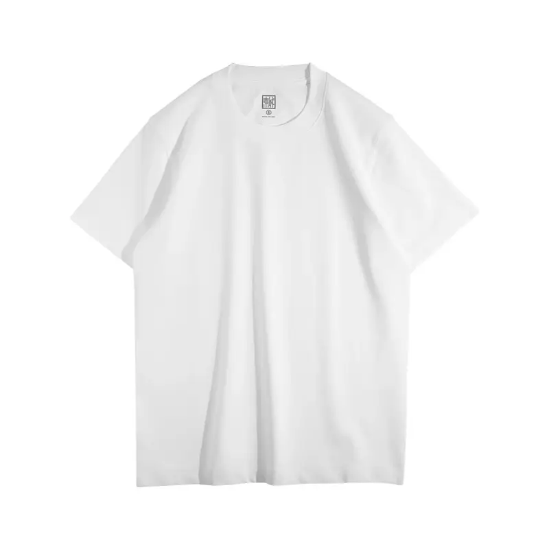 Men's 240G Cotton T-Shirt Navy Blue Crew Neck Short Sleeve — feature 5