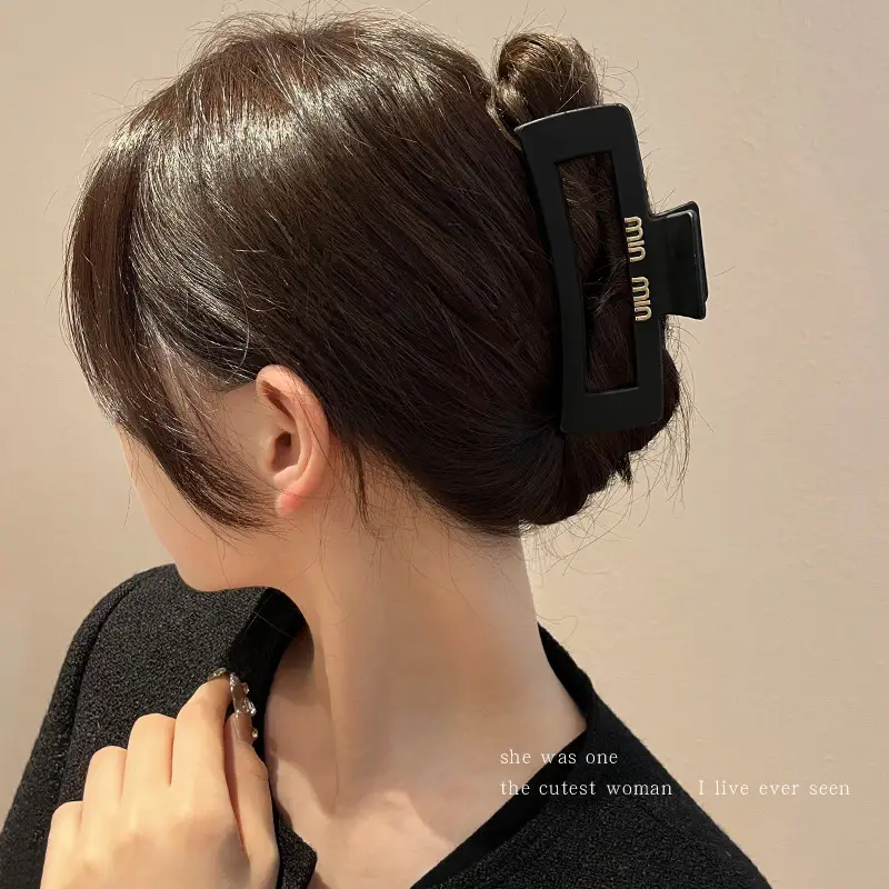 Black High Ponytail Clip Women's 2022 New - Image 10