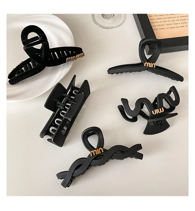 Black High Ponytail Clip Women's 2022 New — feature 3
