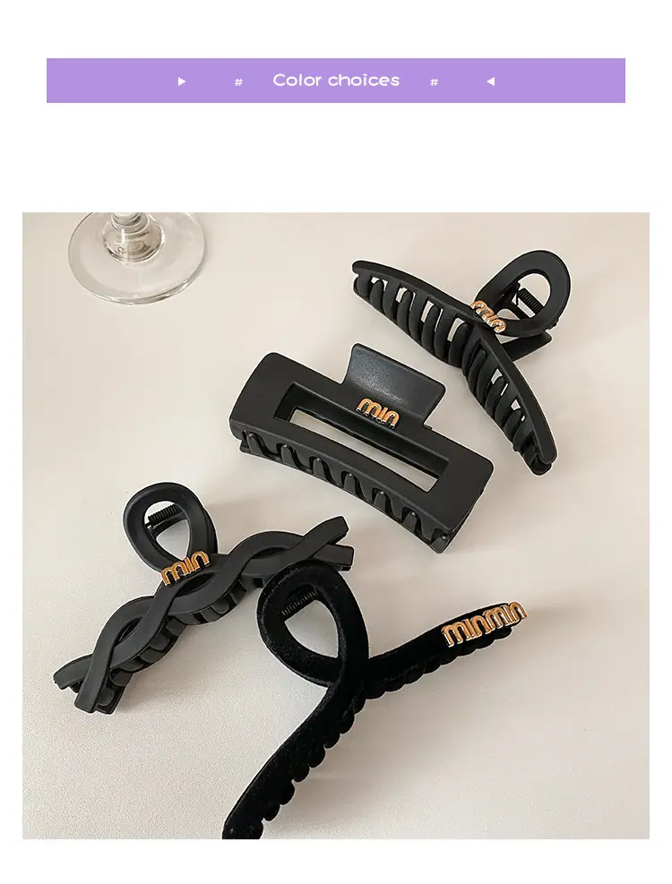 Black High Ponytail Clip Women's 2022 New — feature 4