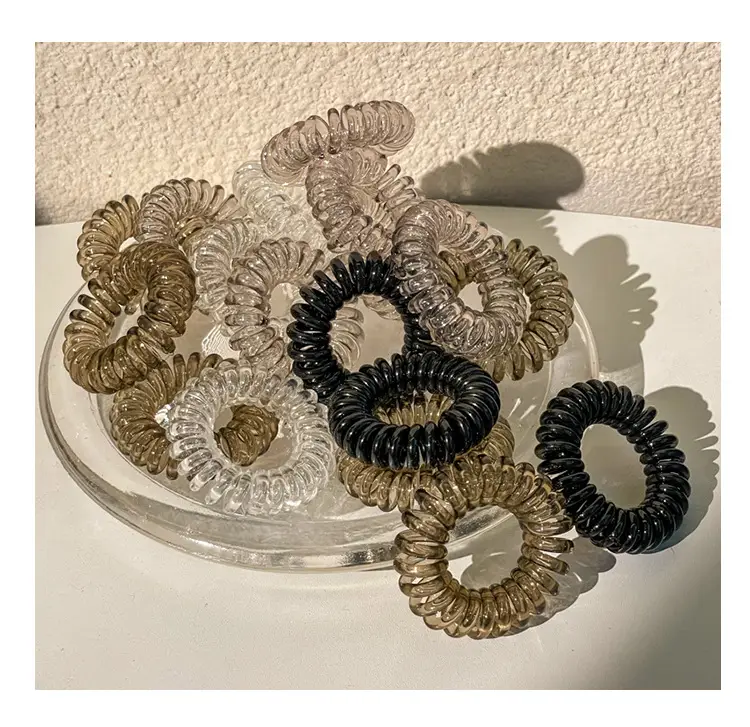 Black Hair Rope for Women - 1 Pc Small Fresh Hair Ring — feature 19