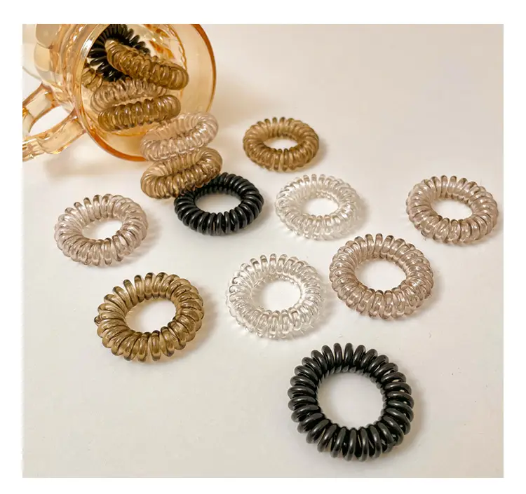 Black Hair Rope for Women - 1 Pc Small Fresh Hair Ring — feature 20