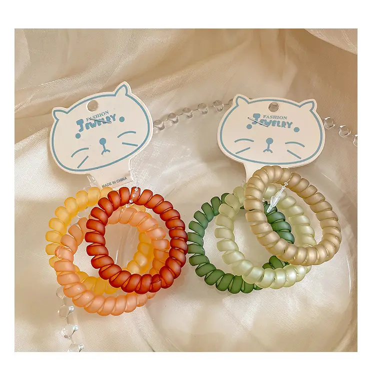 Black Hair Rope for Women - 1 Pc Small Fresh Hair Ring — feature 24