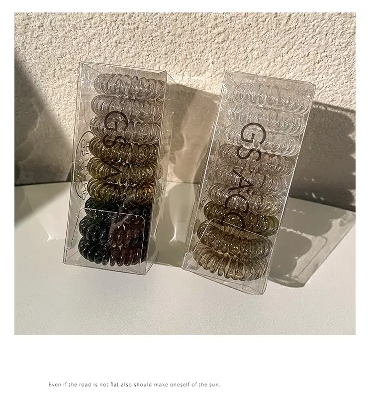 Black Hair Rope for Women - 1 Pc Small Fresh Hair Ring — feature 25